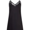Chantelle - Orchidées Robe De Nuit Noir 2 Chantelle - Orchidées Robe De Nuit Noir -Sous-Vêtements Féminins C11U40 011 S ORCHIDS NIGHTDRESS PS1