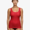 Chantelle - Softstretch Top Gilet Rouge Coquelicot