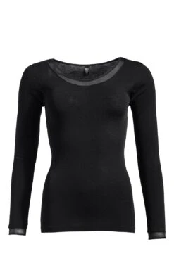 Femilet - Juliana T-Shirt À Manches Longues Noir 7 Femilet - Juliana T-Shirt À Manches Longues Noir -Sous-Vêtements Féminins FN1587 011 JULIANA T SHIRT PS1