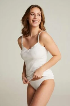 Femilet - Debbie Débardeur À Bretelles Fines Blanc