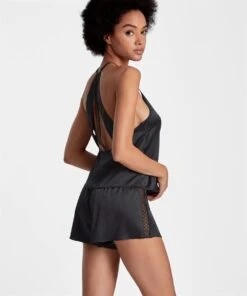 Aubade - Silk Desire Top Noir -Sous-Vêtements Féminins RJ38 NOIR 4