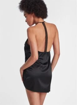 Aubade - Silk Desire Nuisette Noir 7 Aubade - Silk Desire Nuisette Noir -Sous-Vêtements Féminins RJ40 NOIR 3
