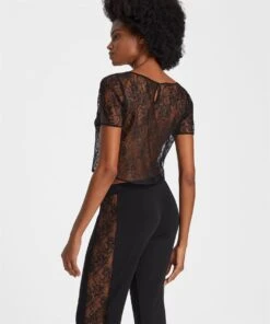 Aubade - Lazy Days Top Manches Longues Noir -Sous-Vêtements Féminins RL48 NOIR 4