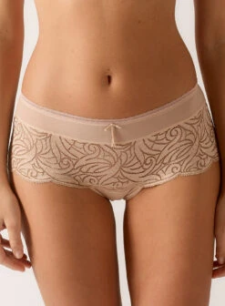 Empreinte - Verity Shorty Caramel -Sous-Vêtements Féminins VERITY Caramel 02173 face