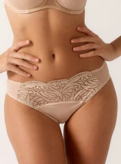 Empreinte - Verity Culotte Caramel -Sous-Vêtements Féminins VERITY Caramel 03173 face