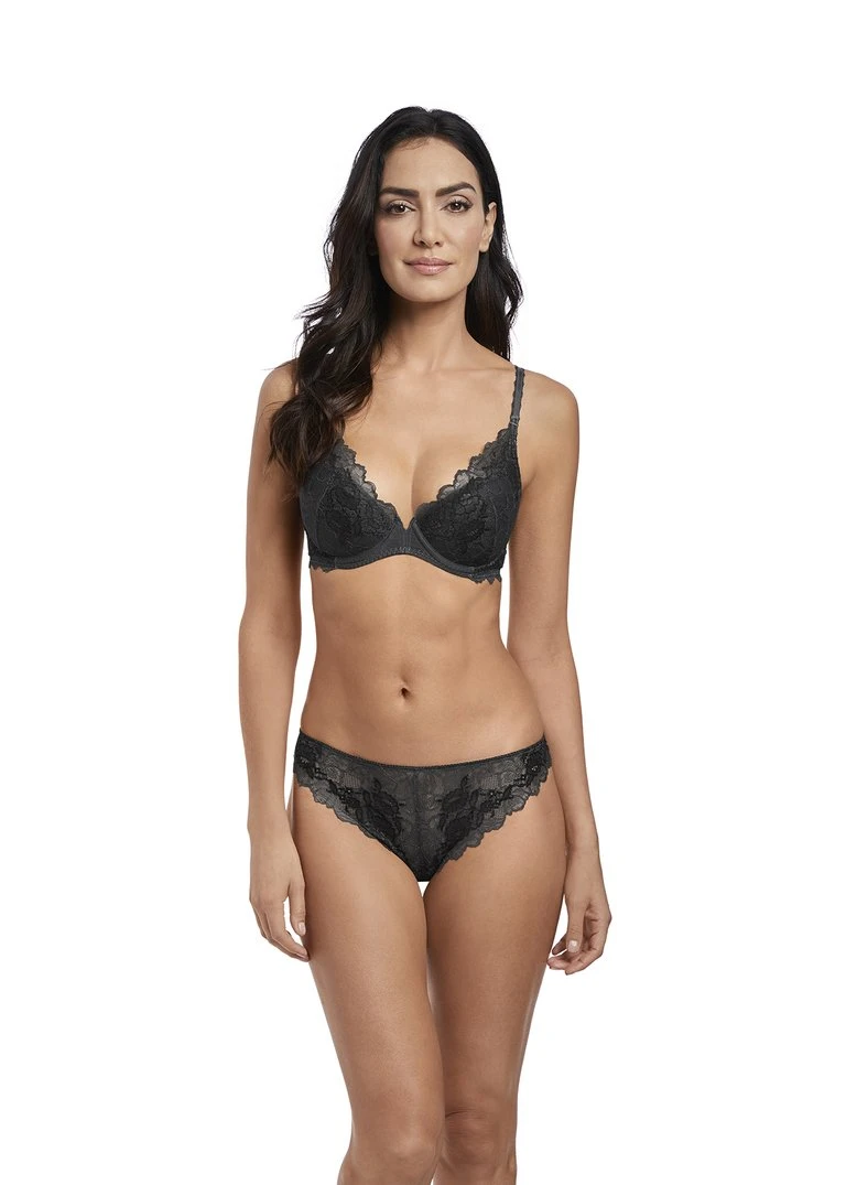 Wacoal - Lace Perfection Tanga Noir 4 Wacoal - Lace Perfection Tanga Noir – Image 2