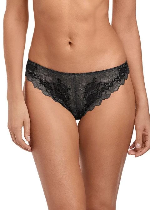 Wacoal - Lace Perfection Tanga Noir 3 Wacoal - Lace Perfection Tanga Noir