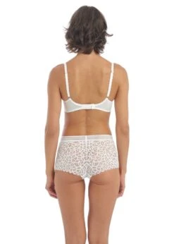 Wacoal - Raffine Soutien Gorge Contour Blanc -Sous-Vêtements Féminins WE148004 WHE back Wacoal Lingerie Raffine White Contour Bra