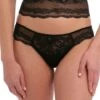 Wacoal - Ravissant Tanga Noir 2 Wacoal - Ravissant Tanga Noir -Sous-Vêtements Féminins WE600570 BLK primary Wacoal Ravissant Black Tanga