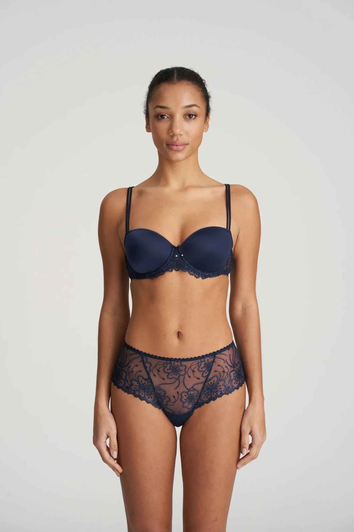 Marie Jo - Jane Soutien-Gorge Balconnet Rembourré Velours Bleu 5 Marie Jo - Jane Soutien-Gorge Balconnet Rembourré Velours Bleu – Image 3