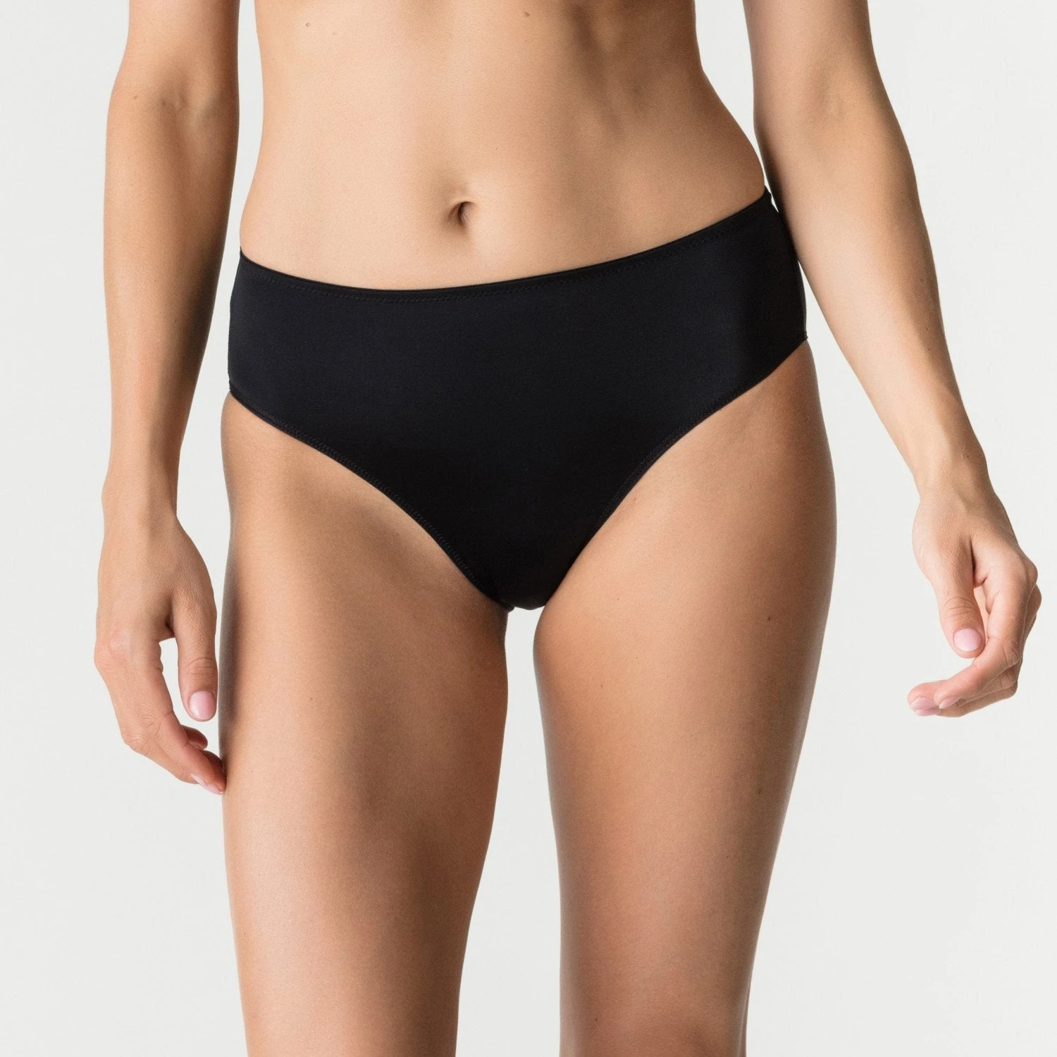 PrimaDonna - Satin Slip Taille Haute Noir 3 PrimaDonna - Satin Slip Taille Haute Noir